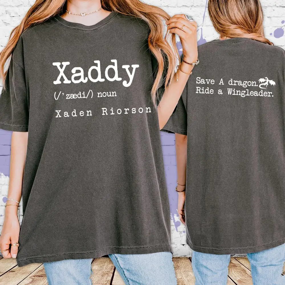 Camiseta feminina de algodão Xaddy Save A Dragon Ride A Wingleader Vintage Camiseta macia Dragon Riders Tee Moda Crop Tops
