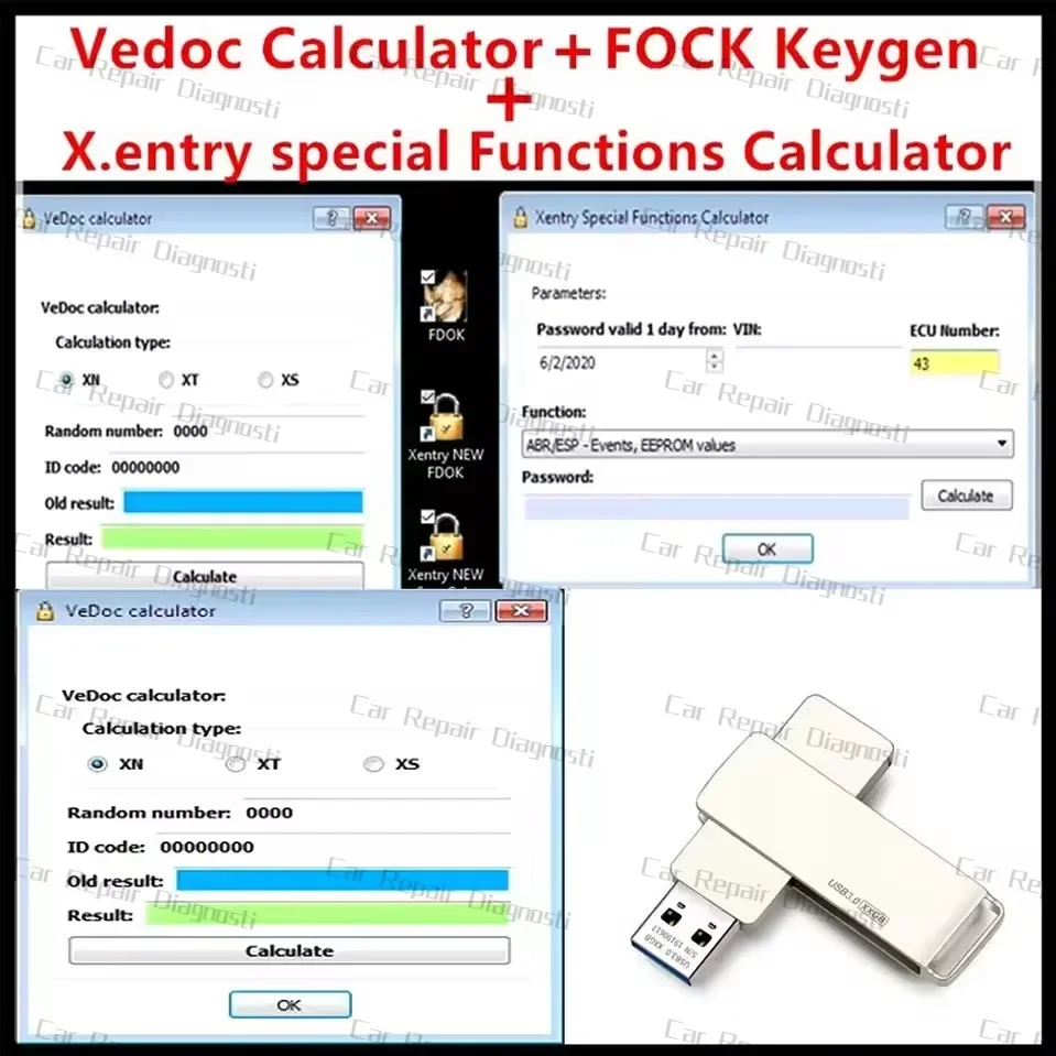 

Лидер продаж 2024, калькулятор специальной функции DAS Xentry FDOK, калькулятор Vedoc Keygen для MB Star C3 C4 DOIP C5 C6 VCI, ремонт softwa