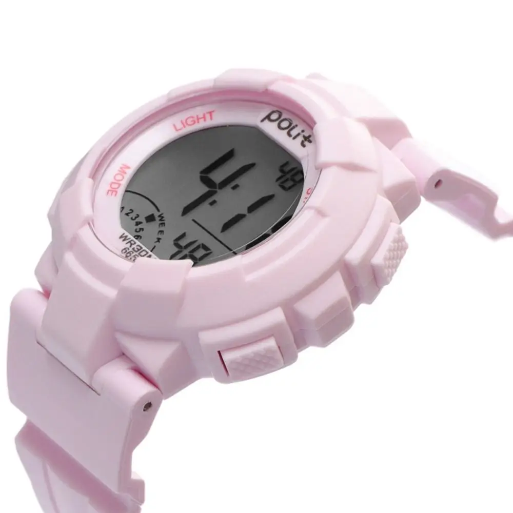Relógio esportivo digital da moda à prova d'água com relógios de pulso luminosos despertador multifuncional ao ar livre para estudantes