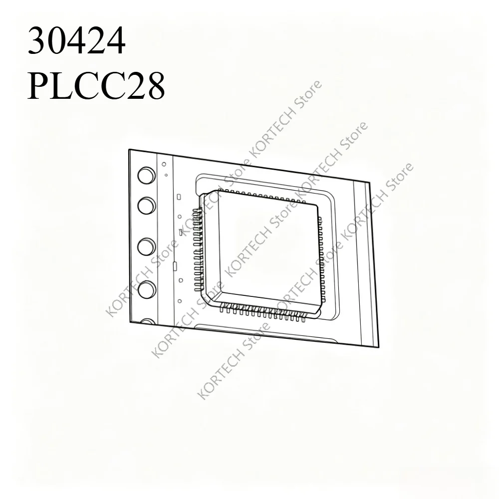 5PCS/Lot Original 30424 PLCC28 Car Computer board vulnerable chip IC For integrated IC