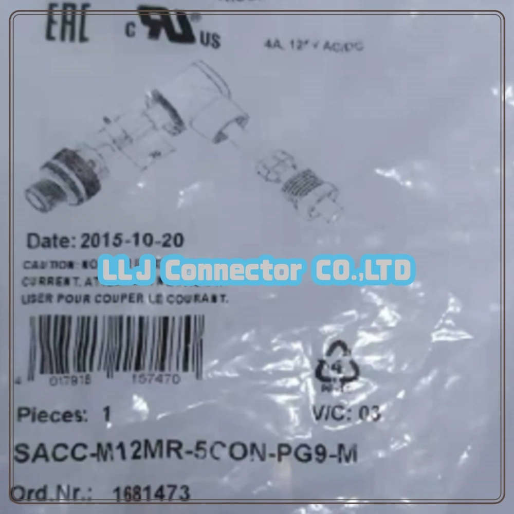 1pcs/lot SACC-M12MR-5CON-PG9-M - 1681473 Connector Electronic components