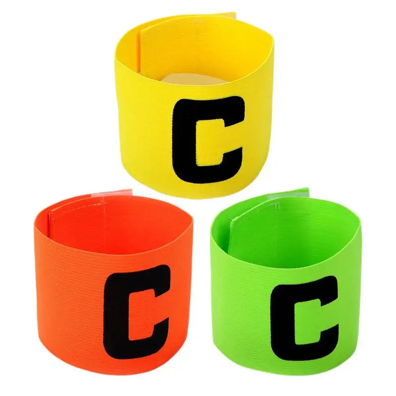 Comfortable And Durable Soccer Band Adjustable Football Captain'S Armband For C Arm Band Captain Arm Band For Team Captains