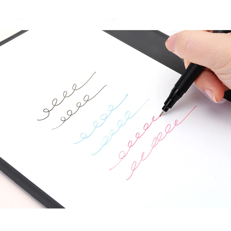 3 Stück Fineliner Whiteboard Marker Pen 0,5 mm Nadelkopf extra fein – Detail 5