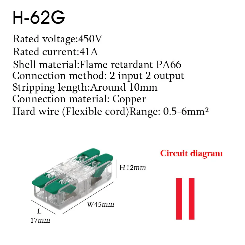 Wire Connectors, Electric Push-in Terminal Blocks