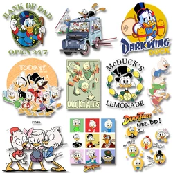 DuckTales Movie Ducks Iron on transfers for Clothes Heat transfer stickers Patches for clothes