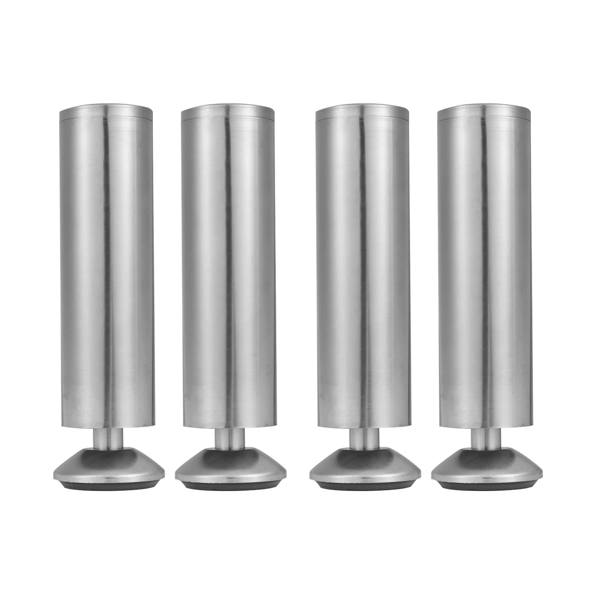 

4pcs Stainless Steel Furniture Feet Durable Adjustable Height Leveler Legs for Chair Cabinet Table Bookshelf Non Fading Easy
