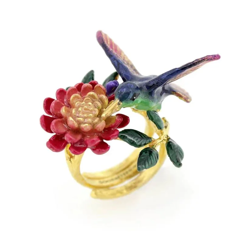 New jewelry, exquisite decoration, fashionable butterfly pattern women's ring image 2