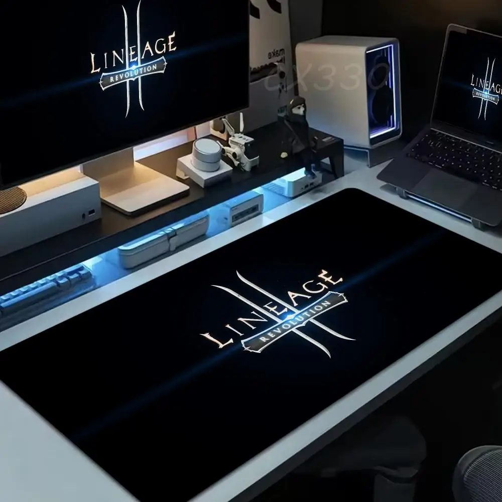 Game Lineage 2 Mouse Pad Large Computer Mousepad Office 1000x500mm XXL Pc Gamer Non-slip Rubber Keyboard Deskmat