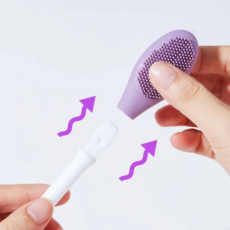 Dual Head Facial Mask Brush with Massage Cleaning Brushs DIY Face Makeup Applicator for Skincare Cosmetic Tools - Image 5