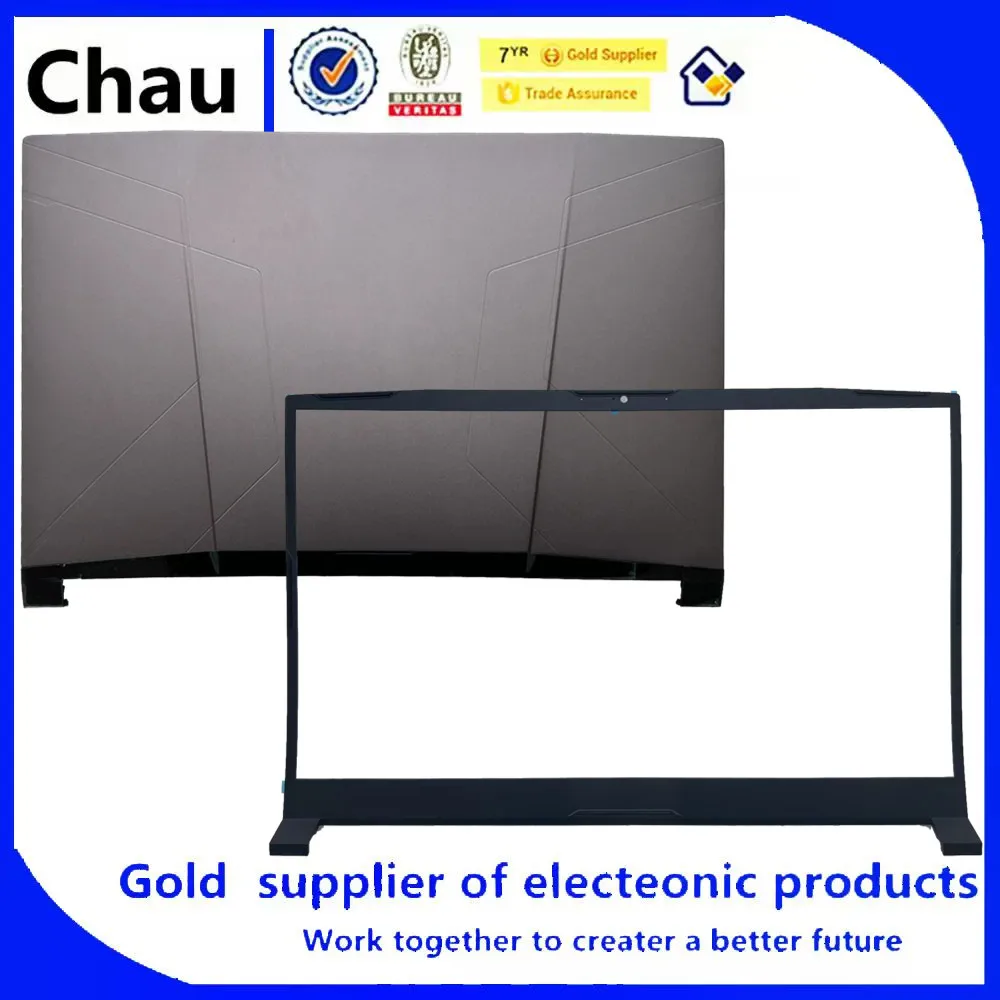New For Chau GL76 MS-17L1 MS-17L2 Laptop LCD Back Cover /Front Bezel cover 3077L1B212  7L1A412