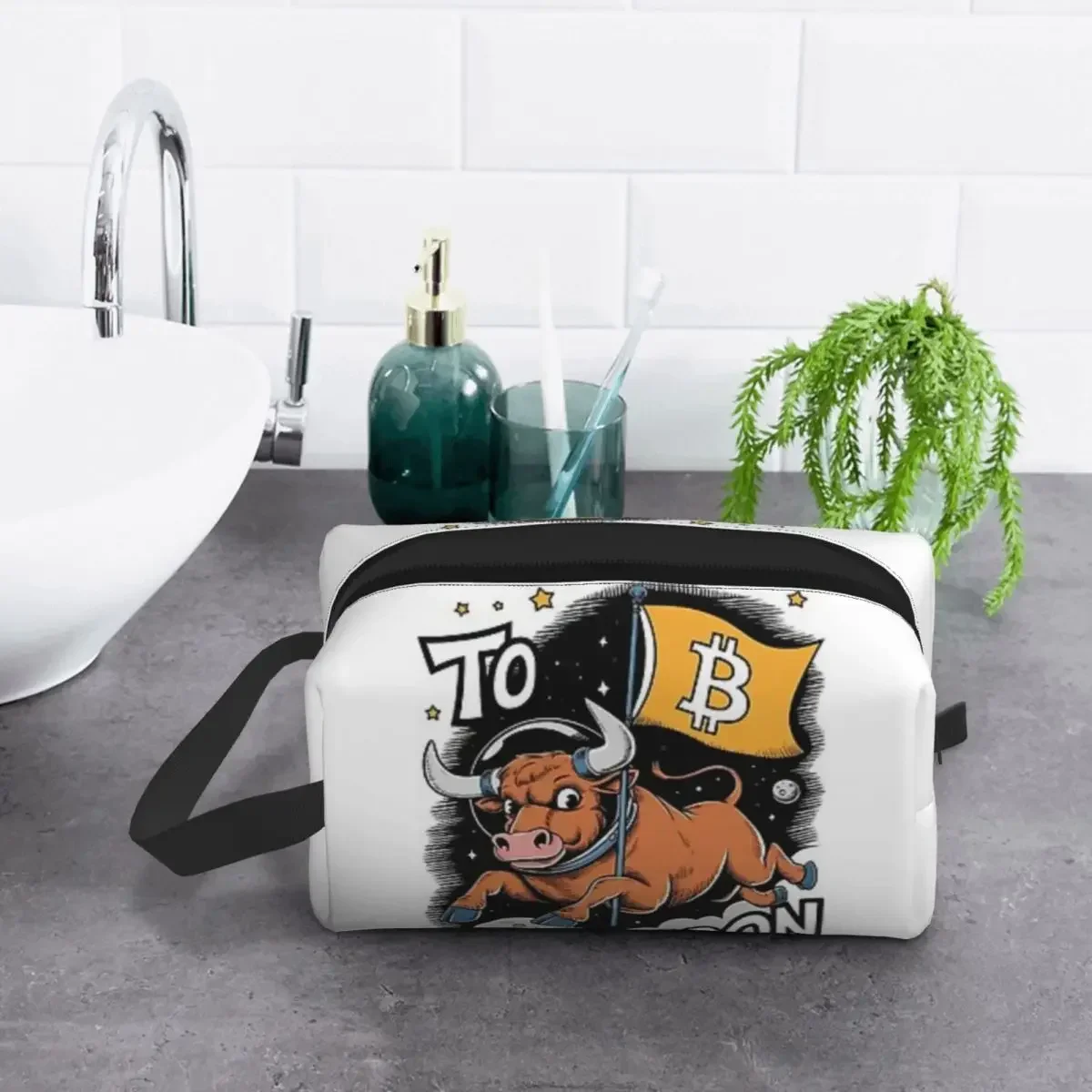 البوليستر رجال الأعمال المحمولة حقيبة التخزين النساء السفر حقيبة مستحضرات التجميل شنقا غسل الحقيبة #6