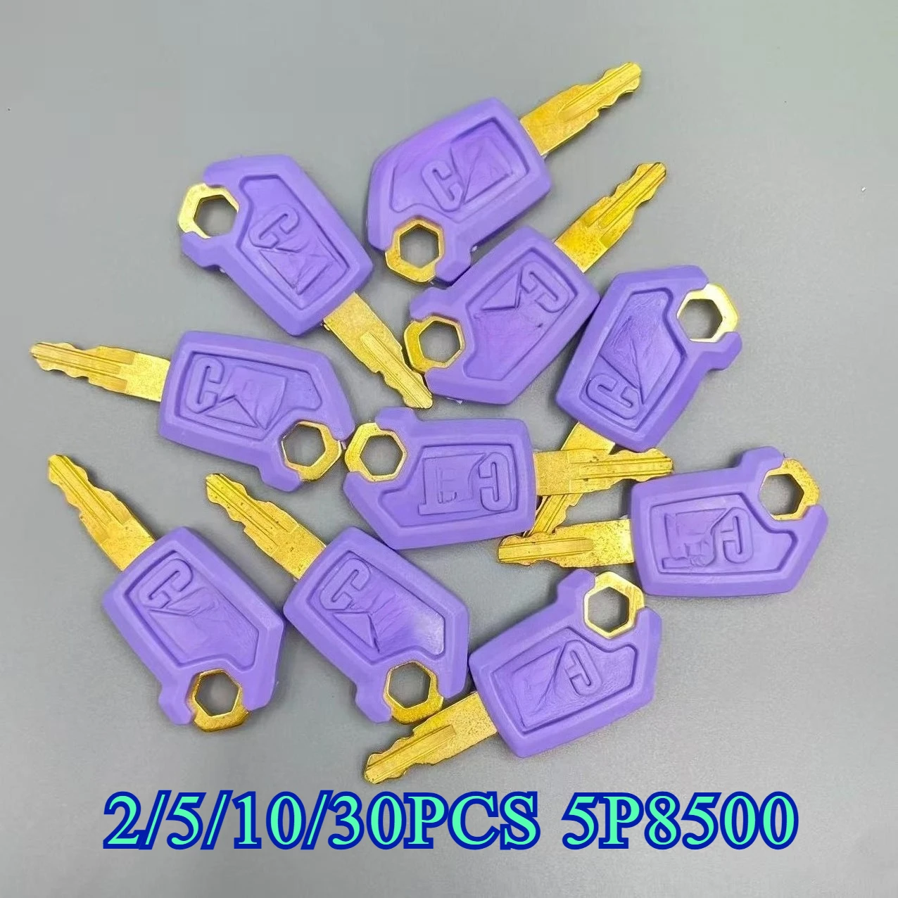 2/5/10/30 قطع 5P8500 لمفتاح الحفارة بداية جديدة مفتاح الإشعال الأرجواني CA E305.5 307 313 320D2GC