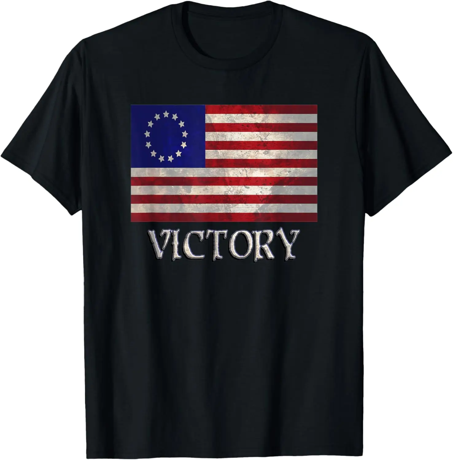 Victory Betsy Ross Flag Vintage amerikanisches T-Shirt