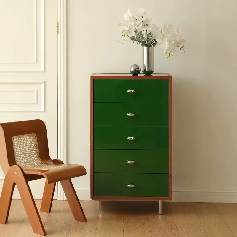 

High cabinet light luxury modern TV bedside table living room bedroom chest of drawers storage bucket cabinet z