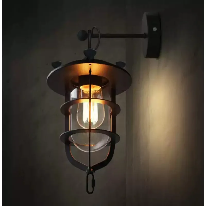 Universe Grocery Store Wrought Iron Living Room Wall Lamp, Attic, Kitchen Wall Lamp