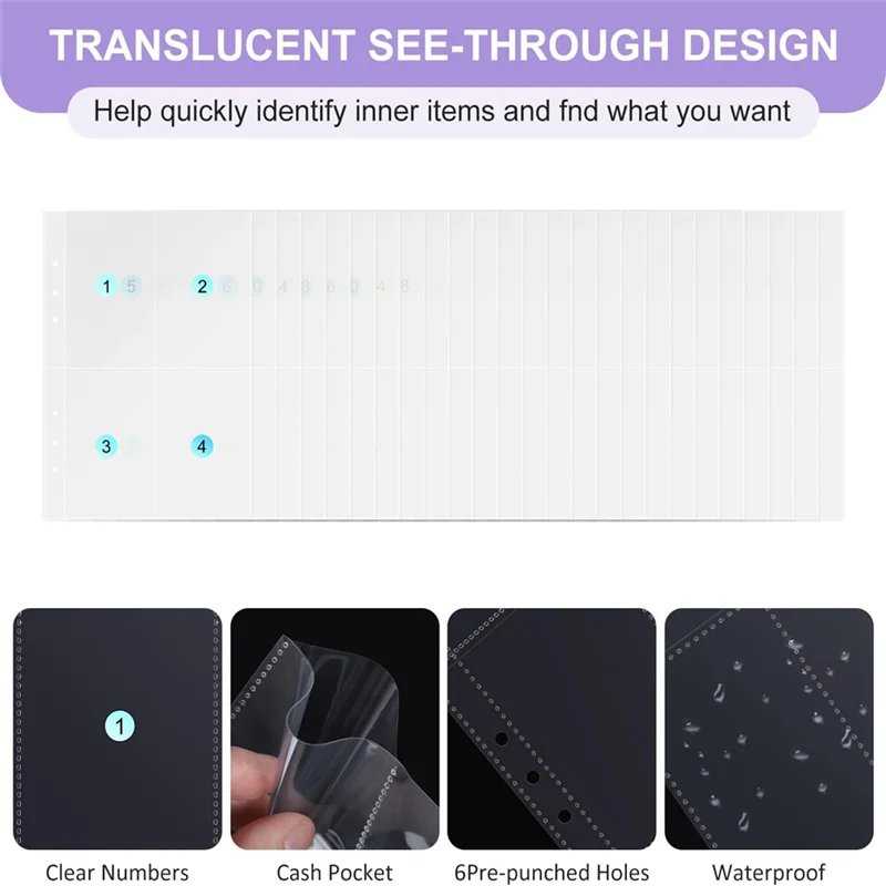 Advanced 100 Envelope Money Savings Challenge Binder, Expense Budget Sheet For Budgeting And Saving Money, Budget Binder Durable