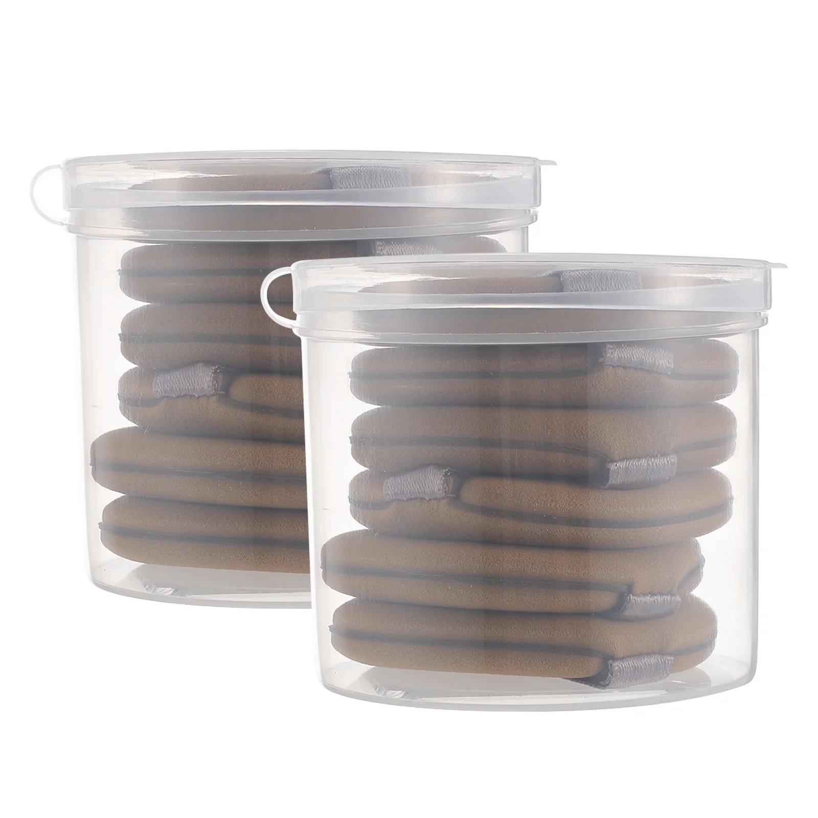 12pçs esponjas de maquiagem dupla face macias para base, corretivo, blush, iluminador, pó, liquidificador, itens essenciais