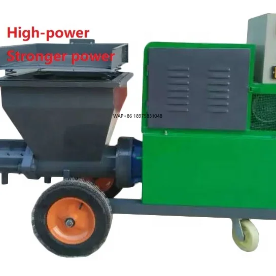 

Cement Plastering Machine Higher Efficiency Electric Cement Plastering Mortar Spray Machine