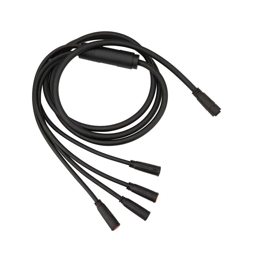 

EBike Main Cable 1T4 8hole Female Connector with Display Throttle and Brake Connectors for Electric Scooters and MTB Accessories