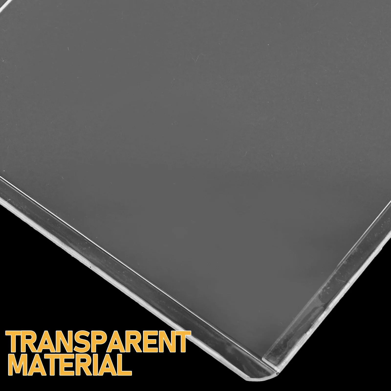 25 peças capa de cartão de identificação de pvc protetor de crachá transparente à prova d'água escritório de negócios escola funcionário portátil conveniente