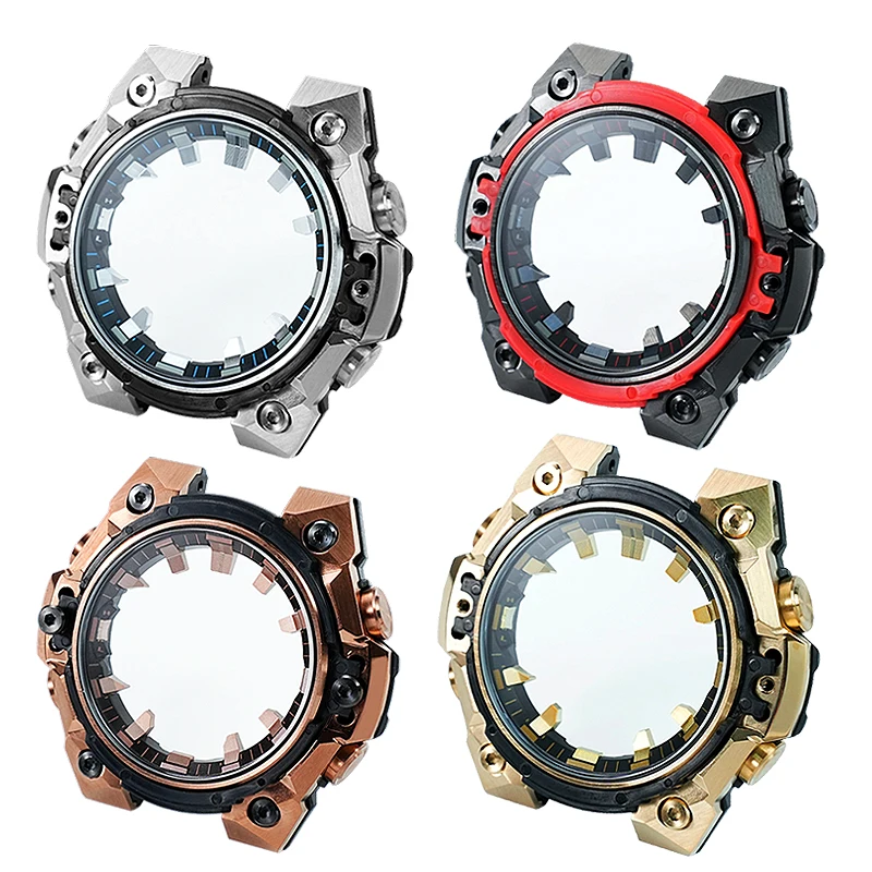 時計インナーケース DIY アクセサリーカシオ GST-B400 時計フロントステンレススチールケース修正インナーラバーケースボトムカバー