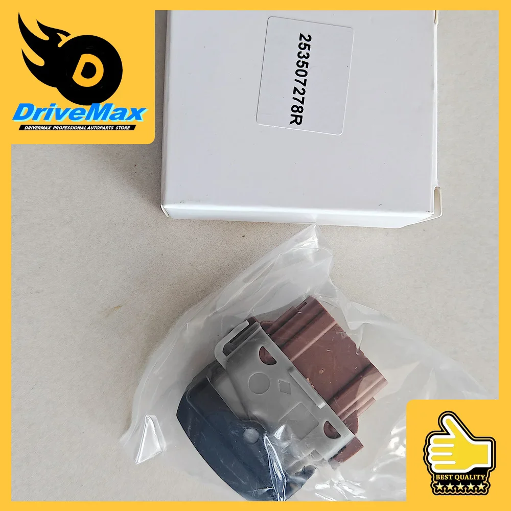 1/5 PCS Interruptor de Calefacción LED Rojo 253507278R para Auto 25350-7278R 6 Pines para Renault Logan 2011-2014 Renault DusI 2011-2014