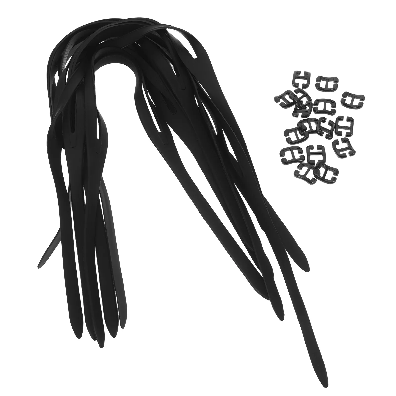 

Комплект из 4 водонепроницаемых силиконовых пряжек для ремешков очков для плавания, универсальные, подходят для ремешков масок для снорклинга и фридайвинга, замена ремешков для очков