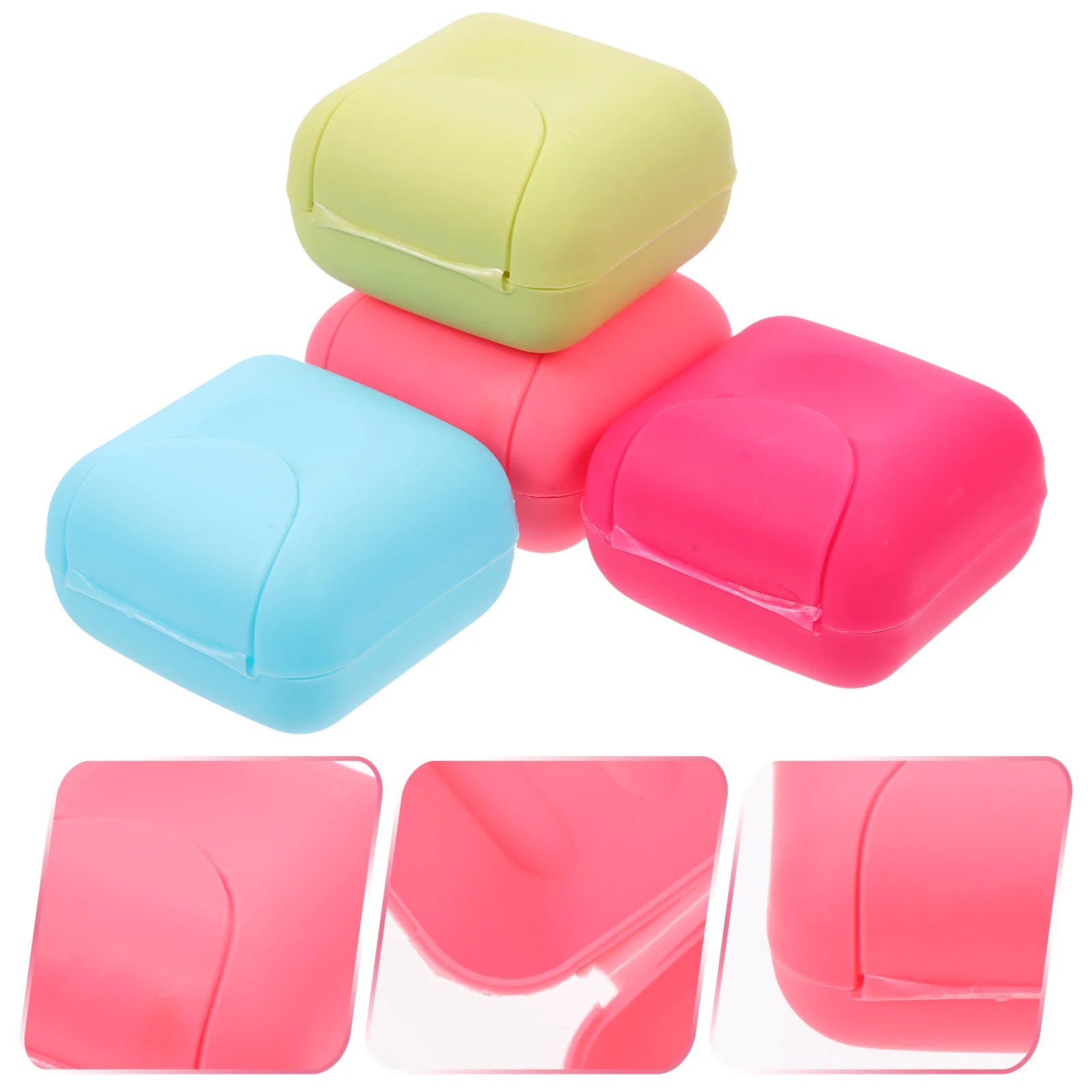 

12pcs Colored Plastic Waterproof Storage Box Household Sanitary Holder Travel Tampon Organizer Multi-Function Sanitary