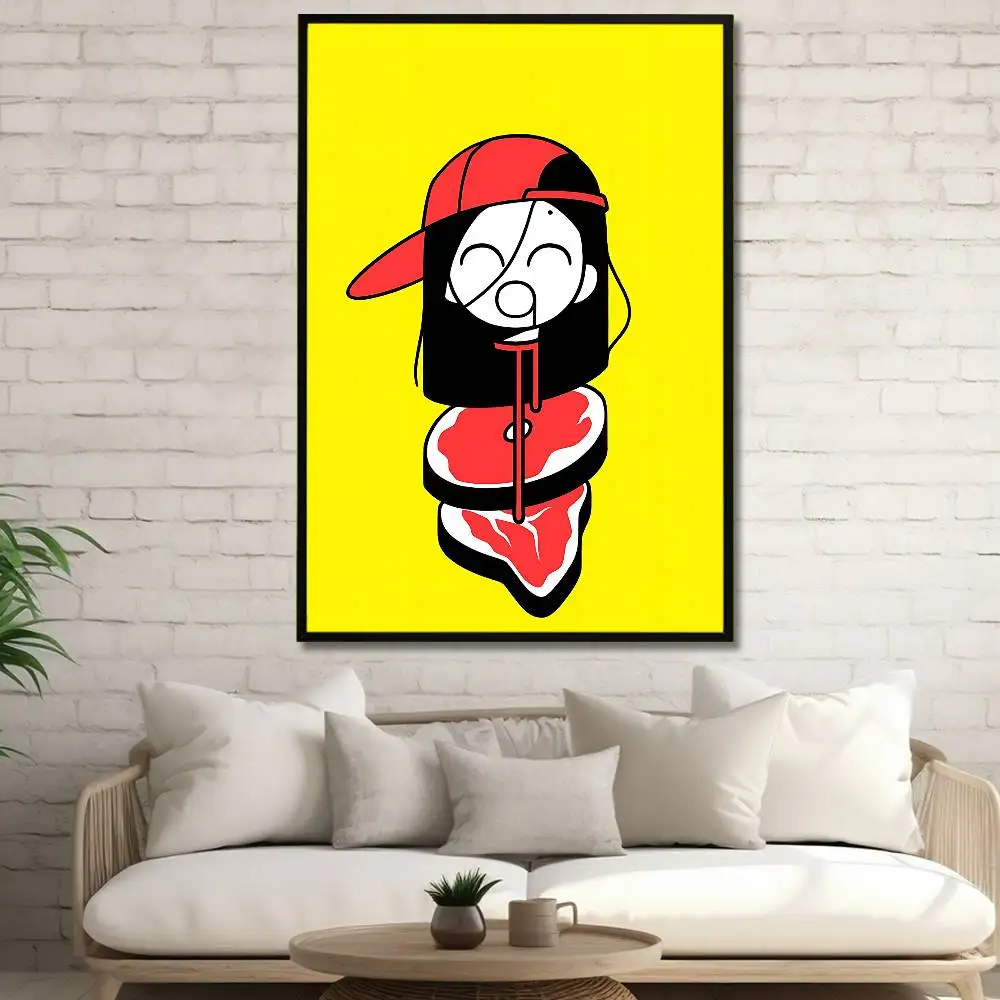Yi Xi B-Butcher Vanity Album Poster Waterproof HD Wall Art Decal Self-Adhesive Aesthetic Decor For Home Living