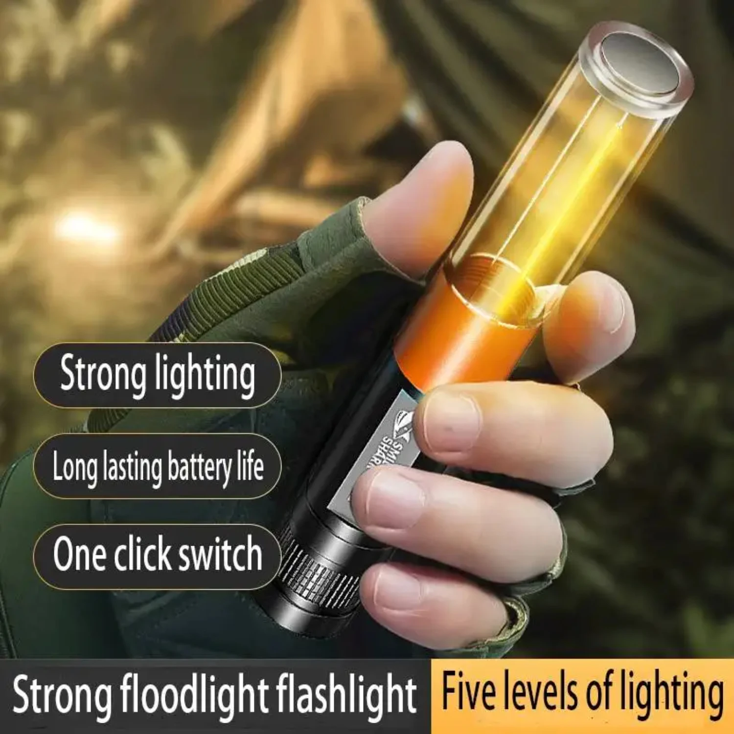 multifunctional outdoor camping light rechargeable wild camp tent mini  handheld small atmosphere light