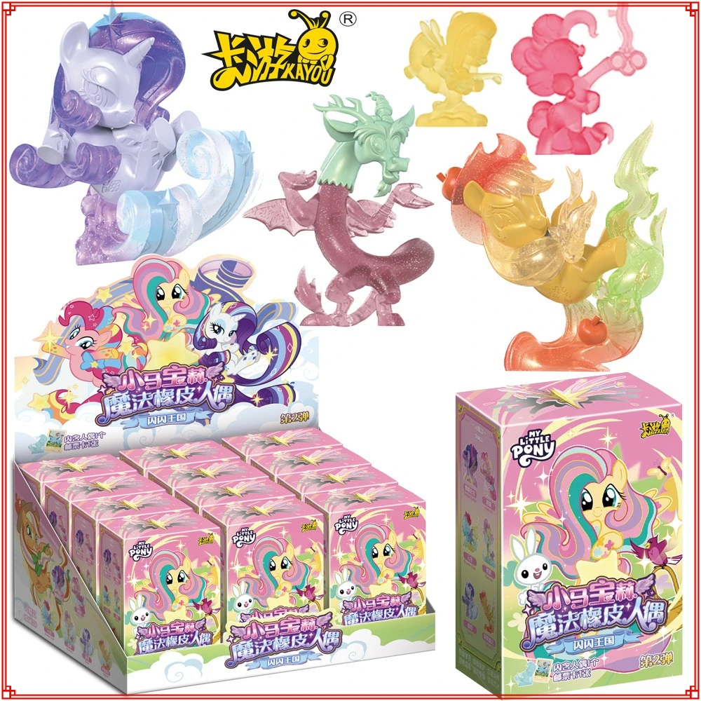 

Genuine KAYOU My Little Pony Anime Peripherals Blind Box Mini Eraser Figures Creative Practical Desk Decoration Birthday Gifts