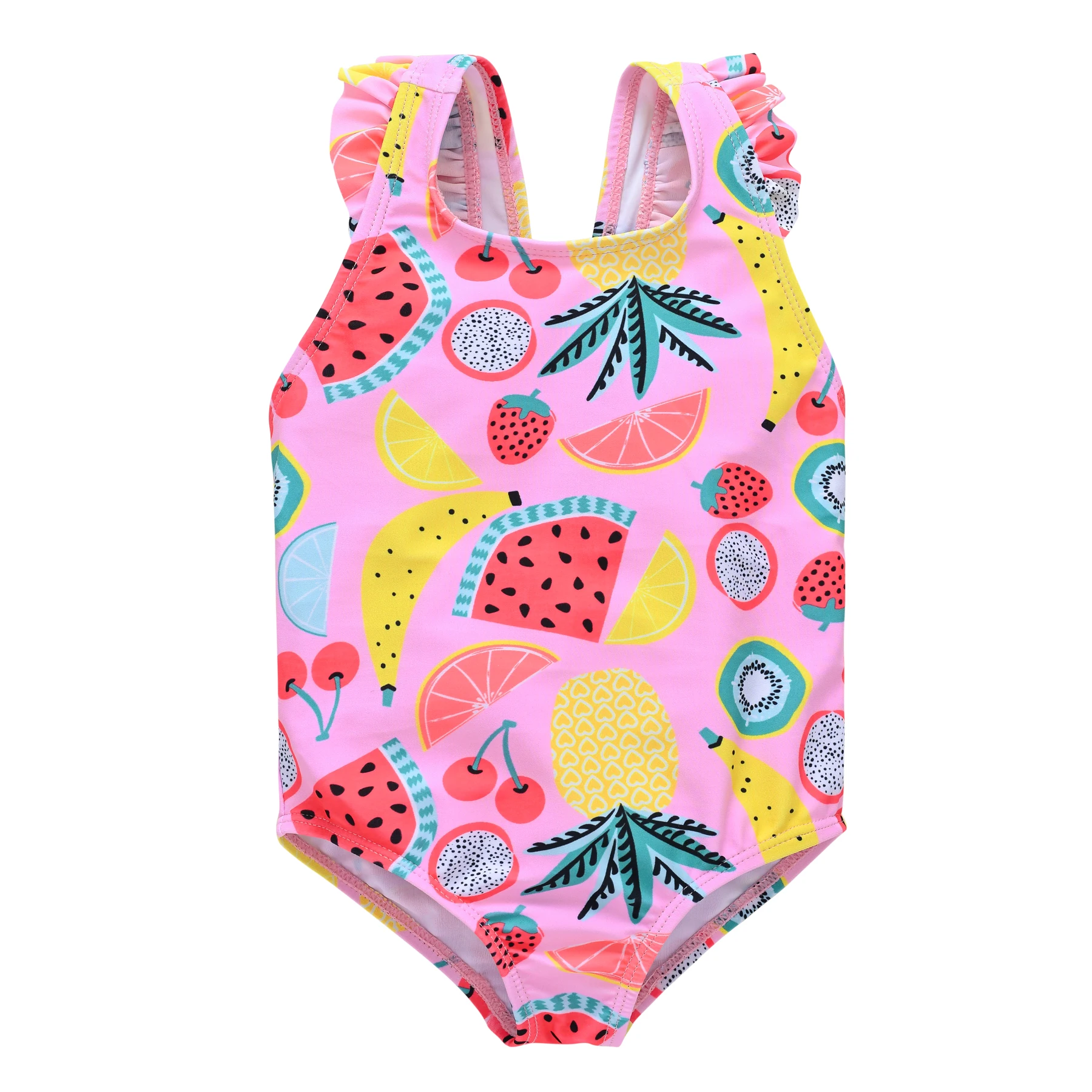 9M-6T One Piece Swimwear Baby Girl Bling Strap Swimsuit Swimwear Swimming Suit Children Little Girls Summer Holiday Beach Wear