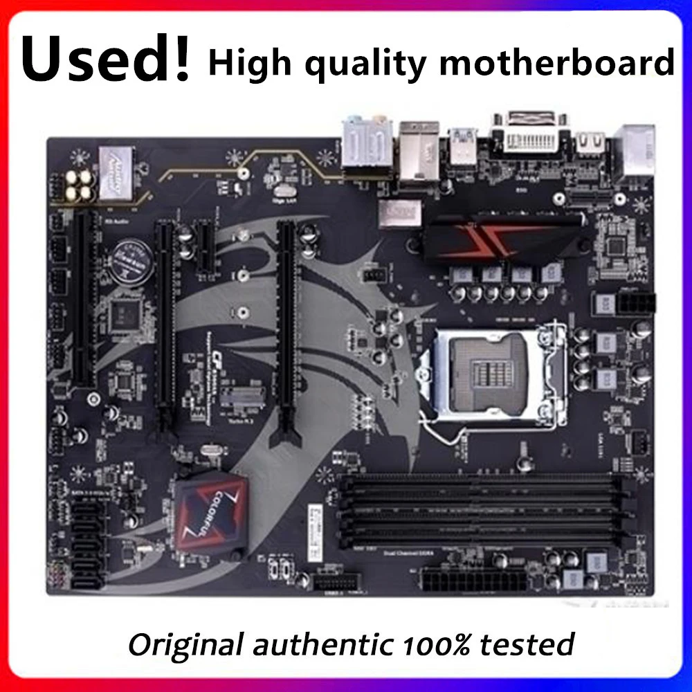

For Colorful C.B360AK V20 / V21 B360A Desktop Motherboard For Intel B360 B360M DDR4 LGA 1151 Original Desktop Used Mainboard
