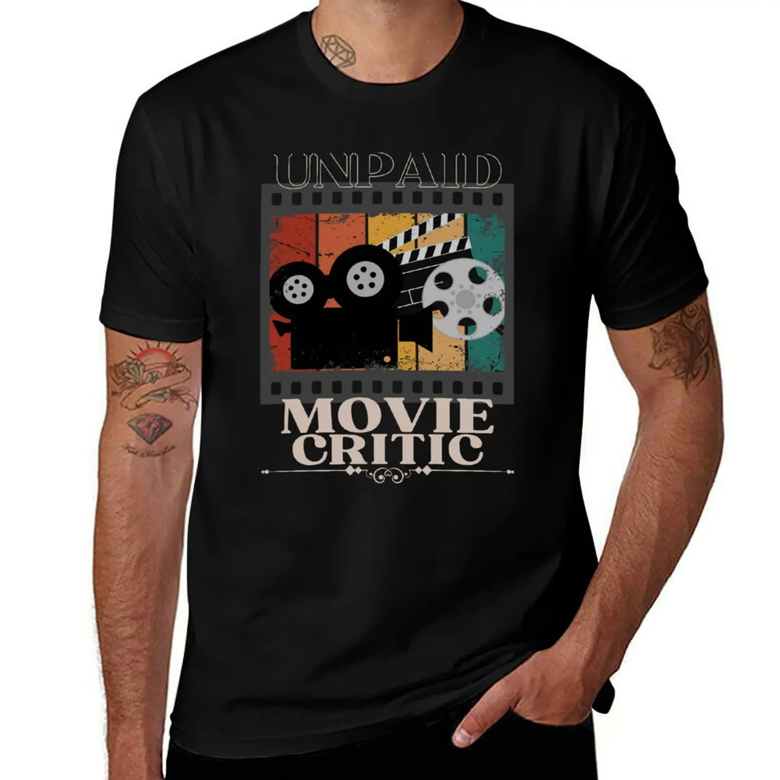 

fit for Unpaid man shirt Movie shirt cotton man t shirts t slim t Critic essential T-Shirt