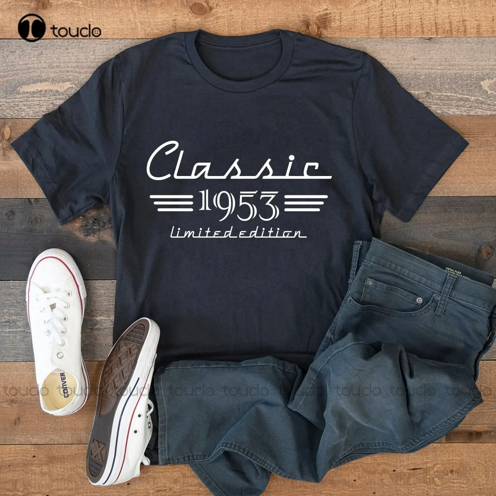 70Th Birthday Auto Owner Gift Classic 1953 Car Lover Shirt Cute Shirts Custom Aldult Teen Unisex Digital Printing Tee Shirts