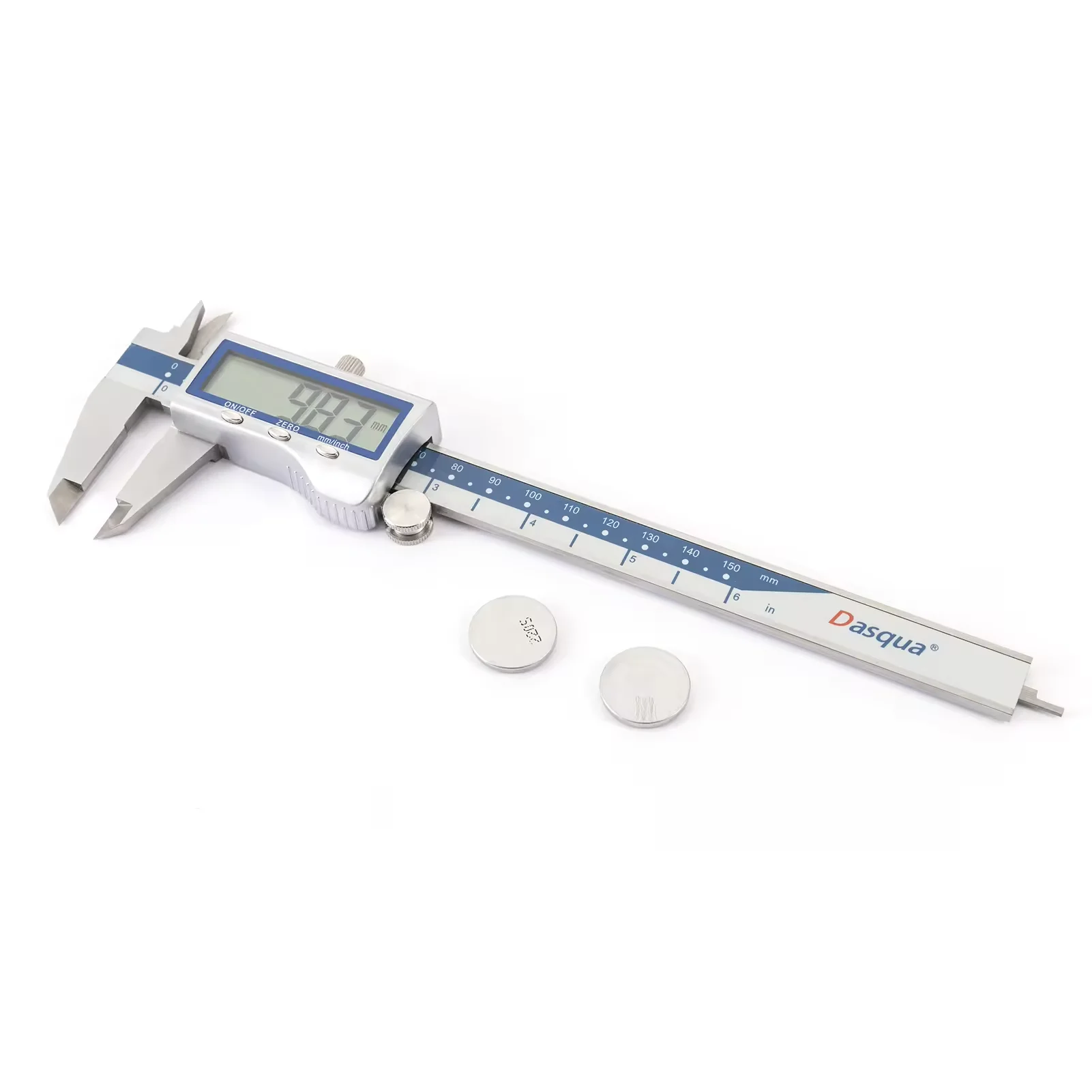 Dasqua  Stainless Steel 0-200mm Metal Housing Digital Caliper 8 Inch IP54 Vernier Caliper Digital 200mm Measuring Tool