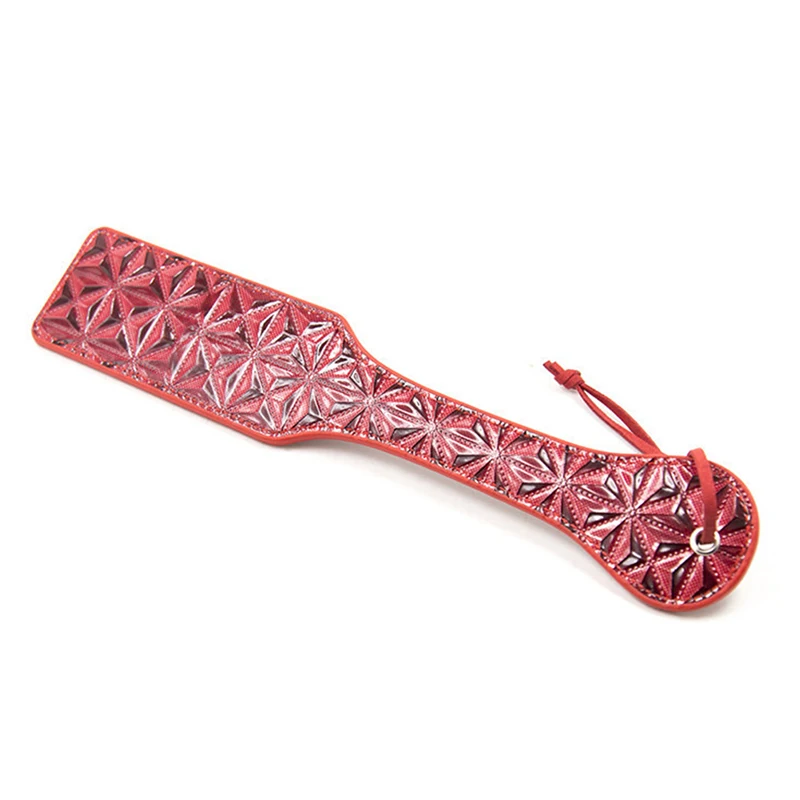 Diamond Pattern Flog Spank Paddle Horse Whip Beat Submissive For Horse Training Crop Leather Spanking Paddle