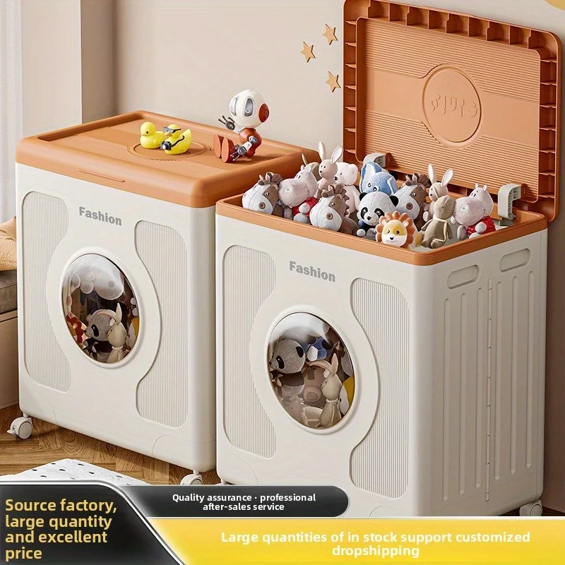 

Складной ящик для хранения одежды, большой вместительный домашний органайзер для спальни, гостиной, игрушки, пластиковый контейнер для одежды