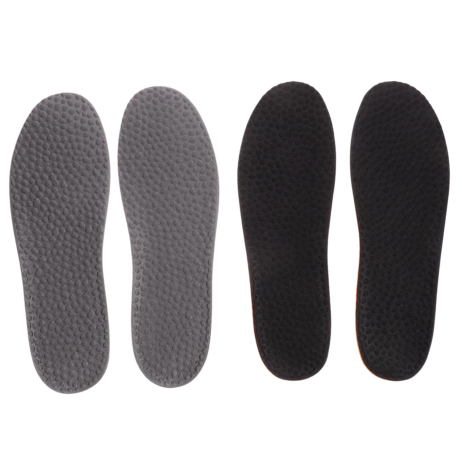 

2 Pairs Insoles Absorb Sweat Prevent Sweating Anti Loose Shoepad Breathable Arch Support Ventilation Holes Sports Shoes