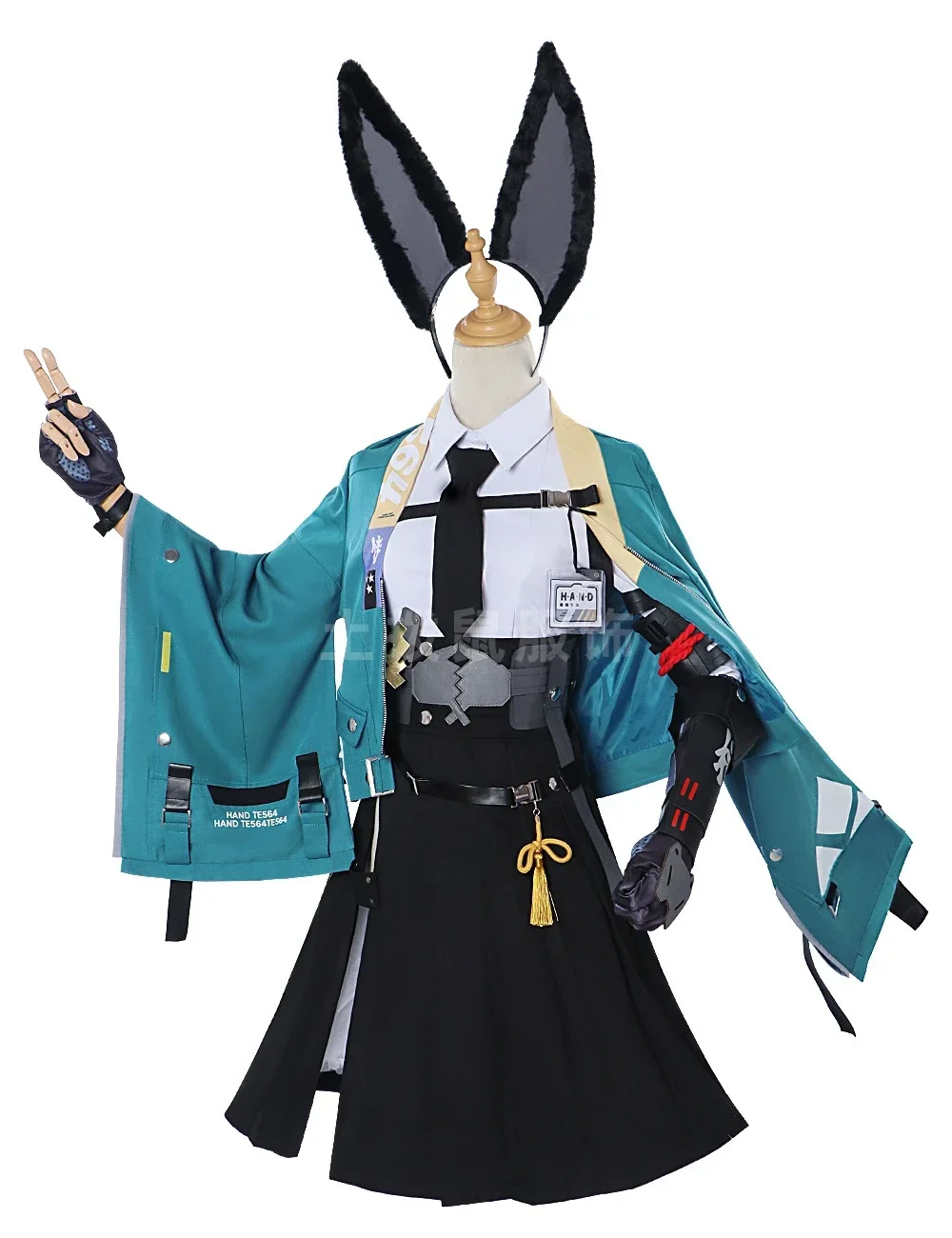 Jeu Zenless Zone ontari/ ZZZ Cosplay Costume, Hoshimi ata yine-ful Cosplay Costume, Fox Girl Full Set, Wig Ear Lovely Uniform, Party Carnival imbibé