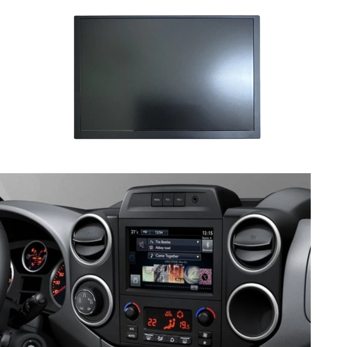 7 inch LCD Display For 2016 2017 Peugeot Partner Tepee Navigation Screen