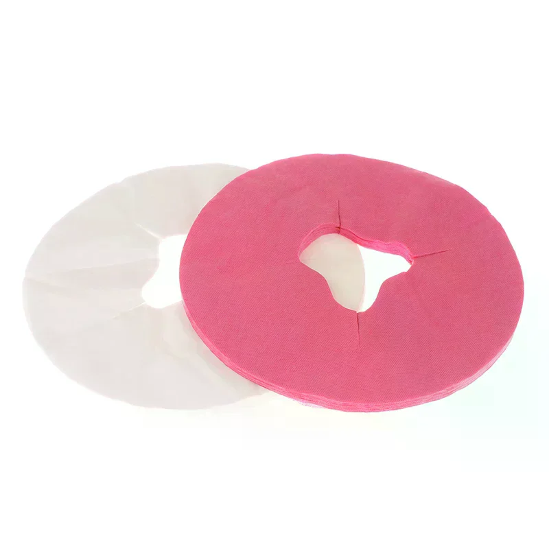 

100pcs Spa Salon Disposable Massage Face Rest Cushion Covers Cradle Sheets Headrest Pillow Paper Massage Face Cradle Table Cover