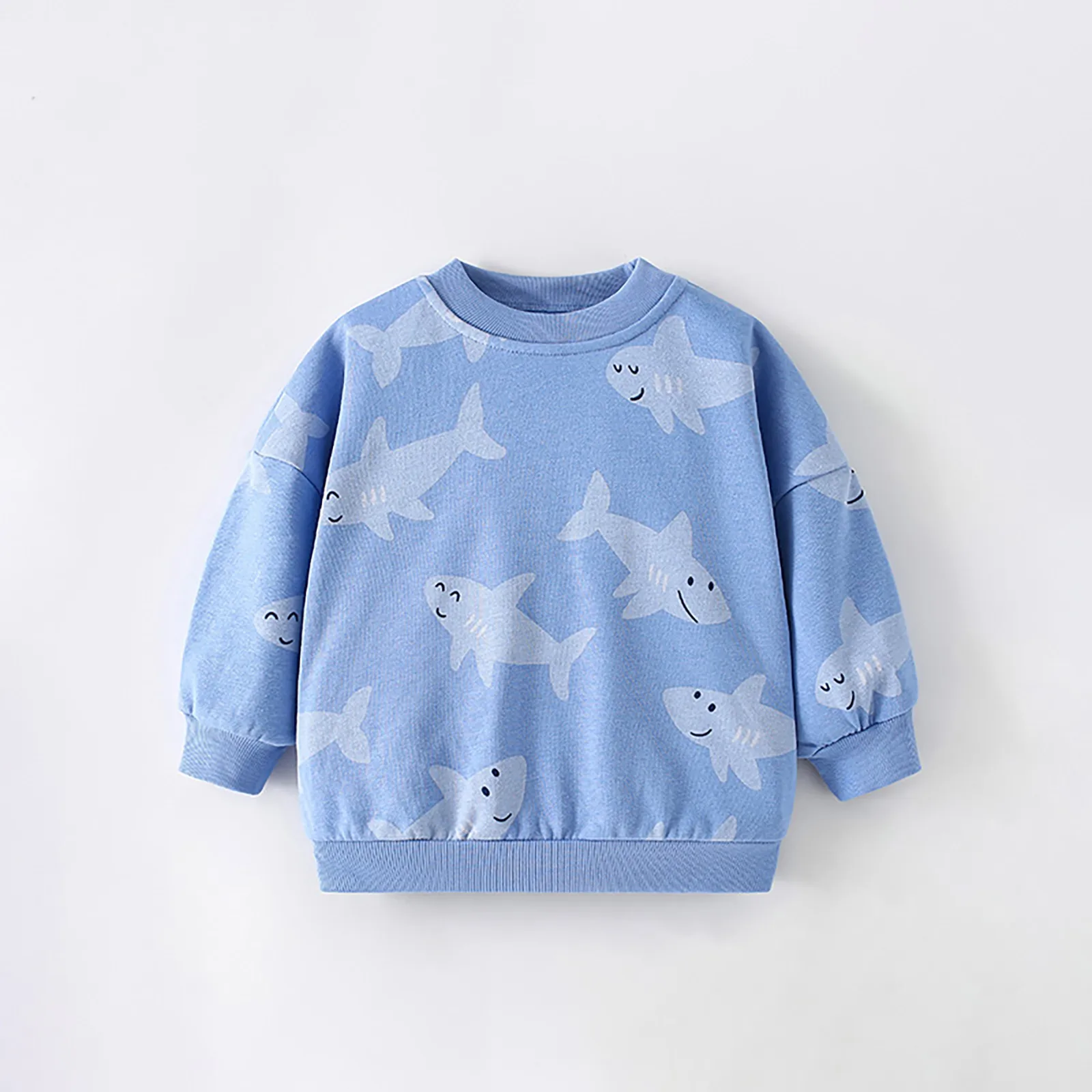 

Children's Cartoon Print Sweatshirt Autumn Winter New Children's Sweatshirt Sweatpants Set Boys and Girls Long Sleeve T-Shirt