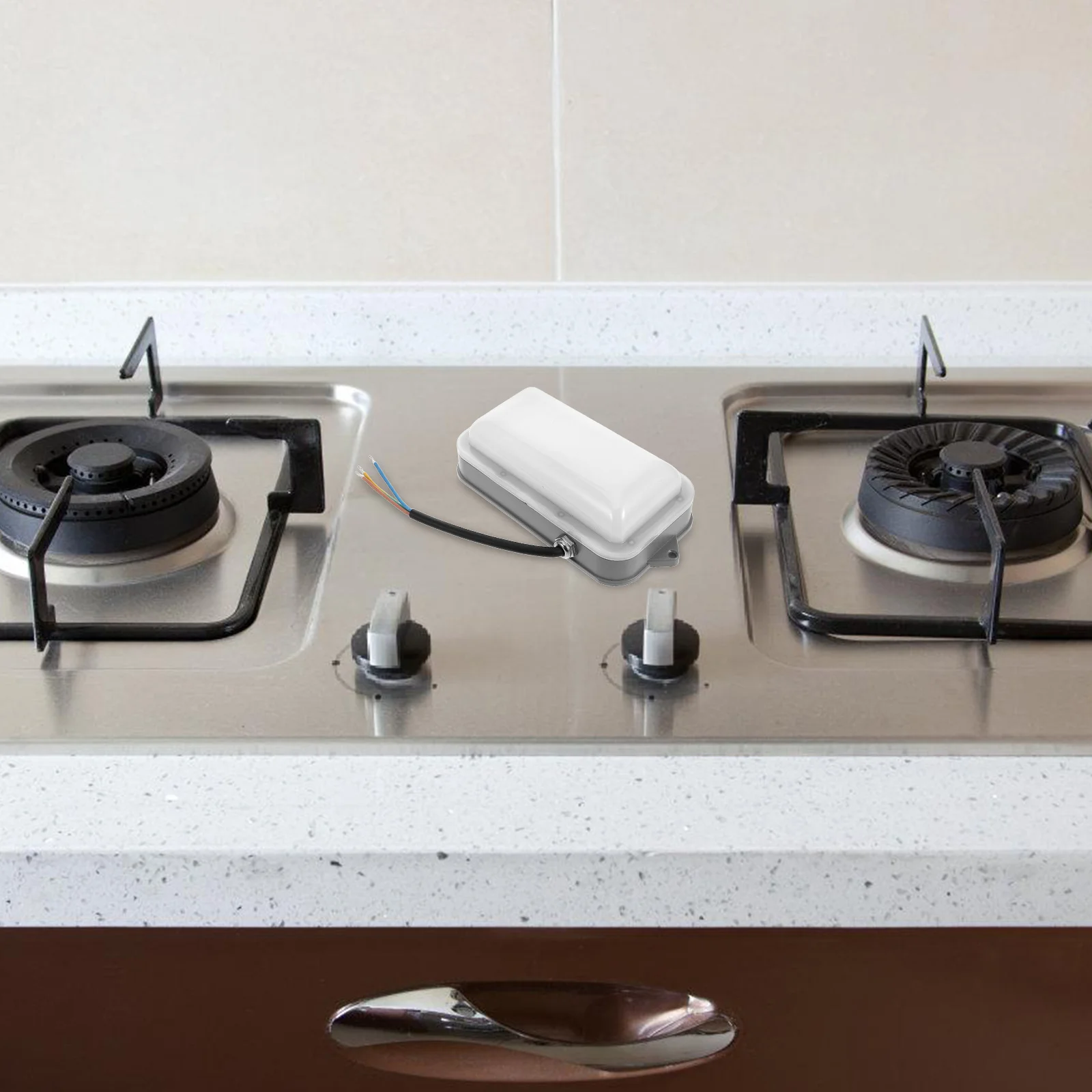 LED Hood Light 20W Range Hood Bulb Replacement for Kitchen Lighting Bottom Cable Entry Commercial Industrial Waterproof Oil