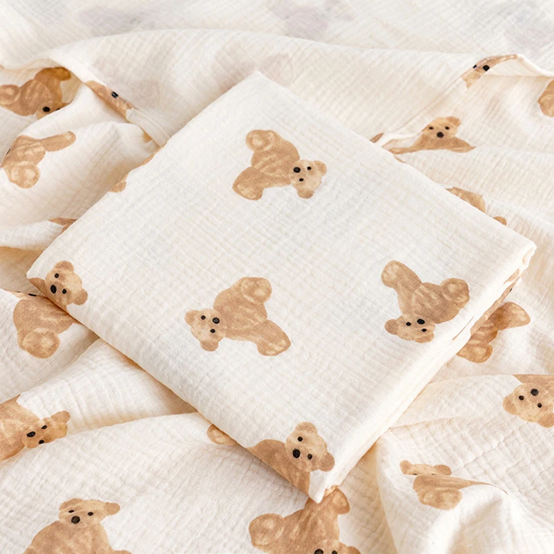 Baby Blanket Muslin Swaddle Newborn 2 Layer Cotton Bath Towel Summer Stroller Cover Wrap Gauze Toddler Sleep Blanket Baby Items