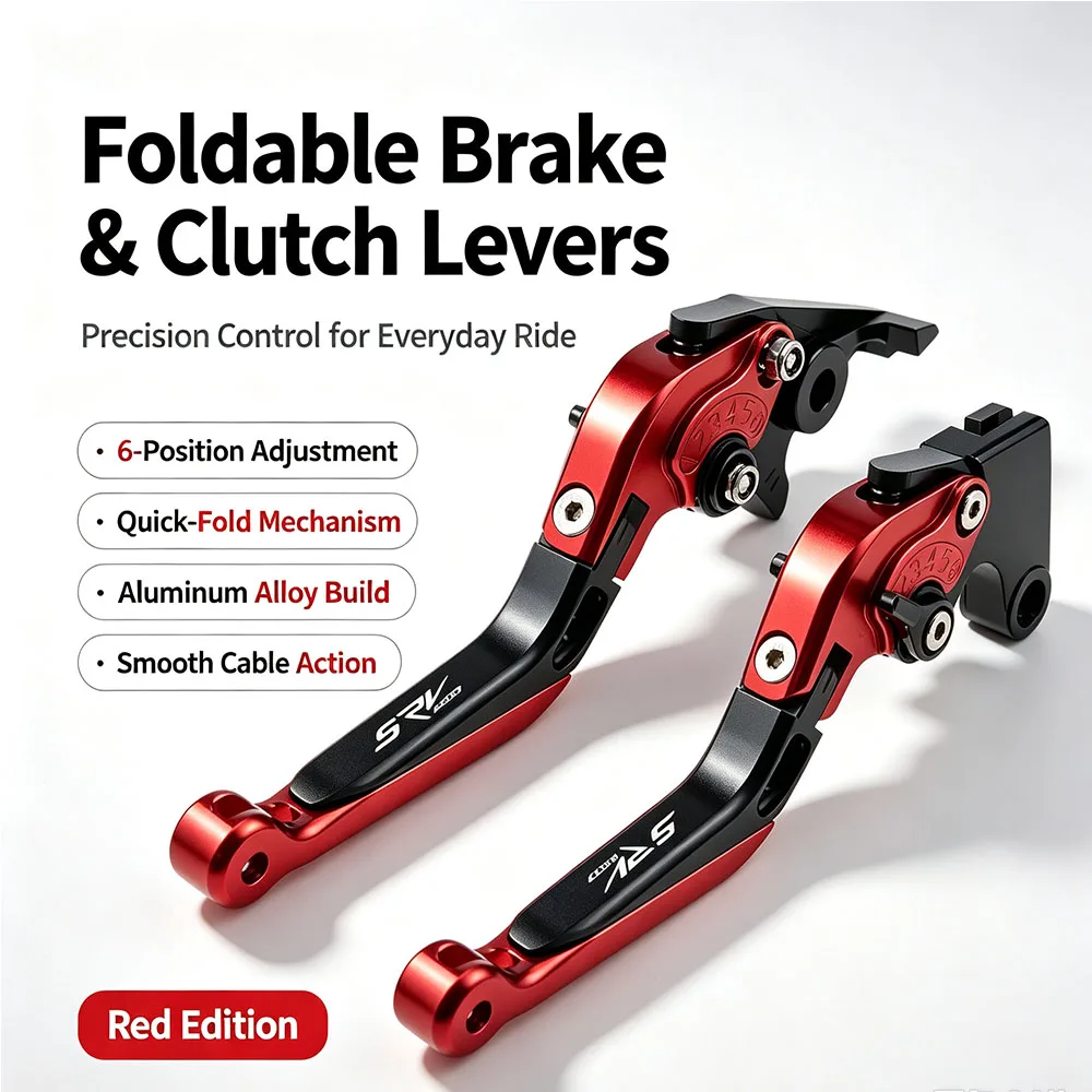 For Aprilia SRV850 SRV 850 SR850 2012-2022 Motorcycle Adjustable Folding Extendable Brake Clutch Levers CNC Aluminum Multi Kit