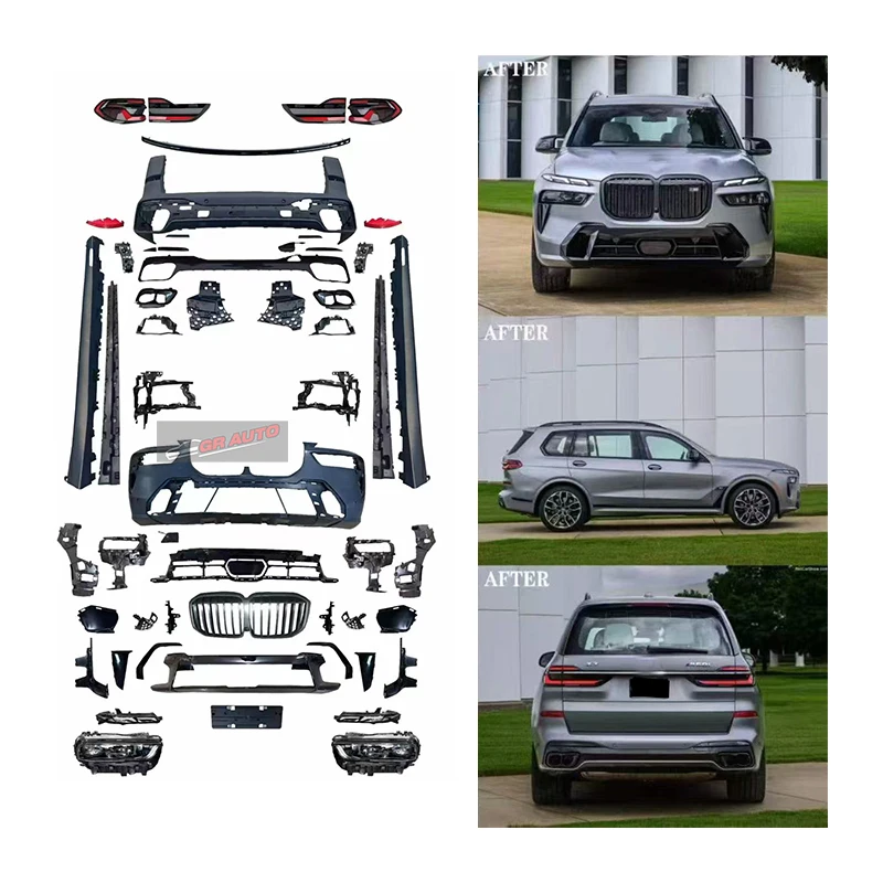 Dream Garage For 2018 X7 G07 Updated To The 2023 X7 G07 New And Old Body Kit Including Front Bumper Rear Bumperand Side Ski