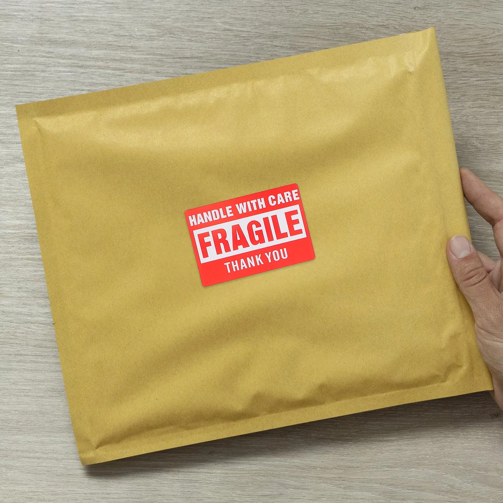 

Shipping Label Sticker Tabs Fragile Warning Stickers Self Adhesive Paper for Boxes Plastic Bags Carton Packing Labels