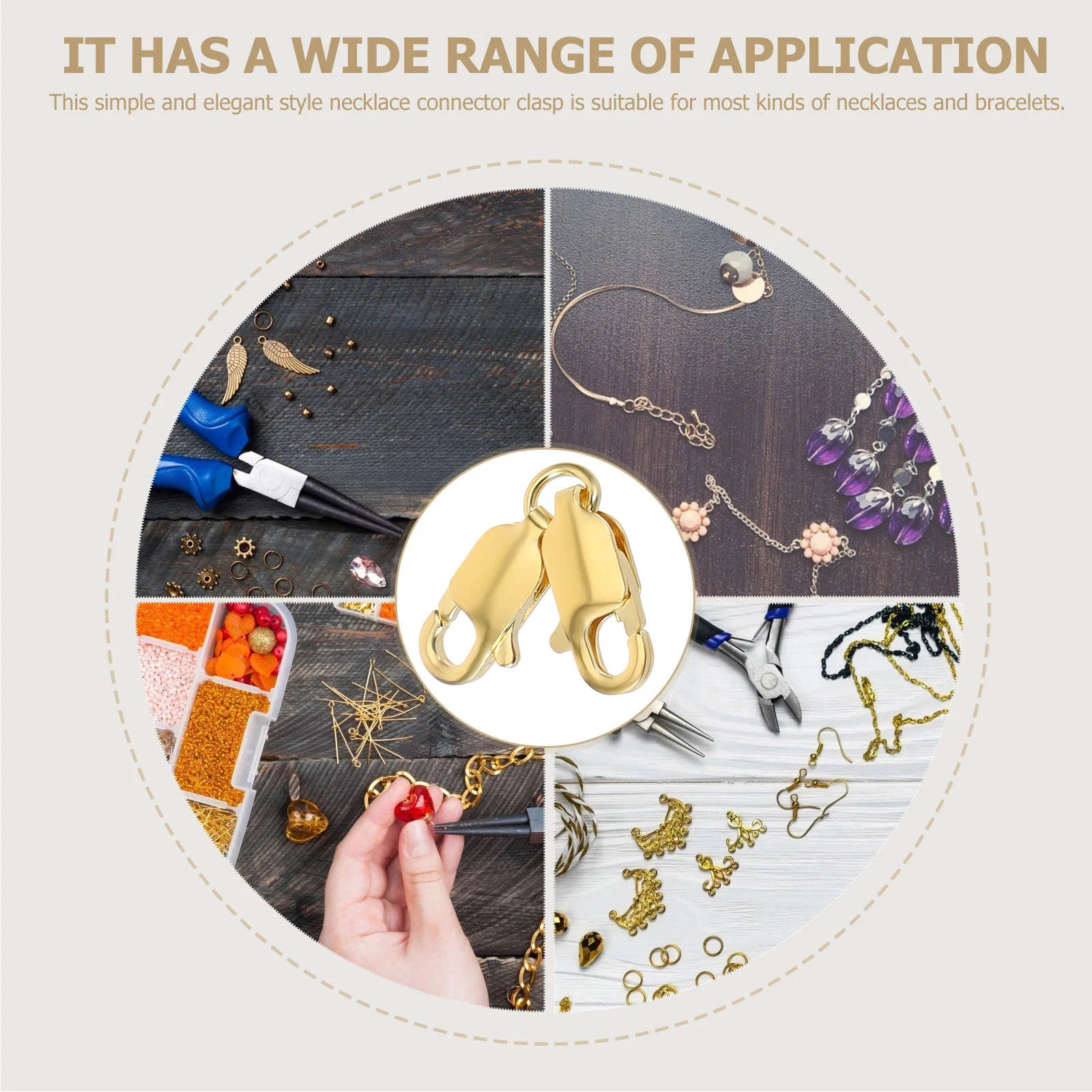 

2Pcs Silver Lobster Clasps Necklace Bracelet Extender Double Claw Connectors Jewelry Making Supplies Lobster Clasps