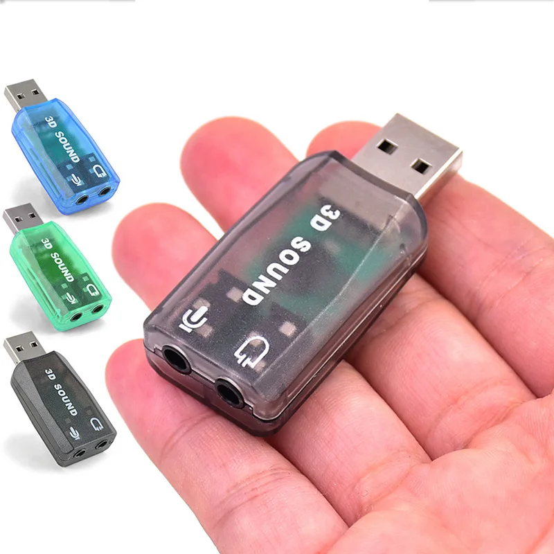 

5.1 Sound channel USB independent sound card External computer to replace PCI notebook usb sound card USB to audio interface